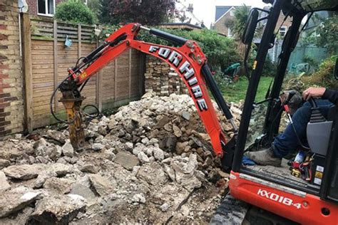 mini digger hire guildford